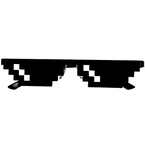 Anas Mosaico Gafas de Sol Gafas de Sol Gafas de Sol Usted Mismo con la Manera de Estar 8-bit píxeles Unisex del Juguete del Estilo Sombras
