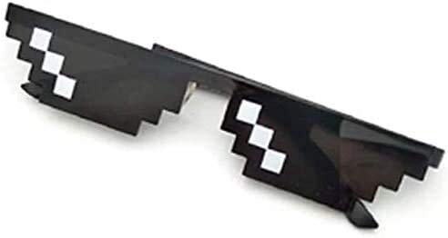 Anas Mosaico Gafas de Sol Gafas de Sol Gafas de Sol Usted Mismo con la Manera de Estar 8-bit píxeles Unisex del Juguete del Estilo Sombras