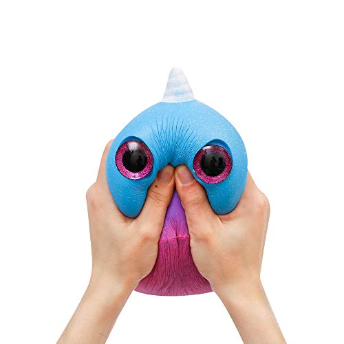 Anboor 8.7 Pulgadas Squishies de Ballena Jumbo Kawaii Narval Suave Lento Levantamiento Animal perfumado Ojos Grandes Squishies Unicornio Alivio del estr¨¦s de los Peces Juguetes para ni?os Accesorios