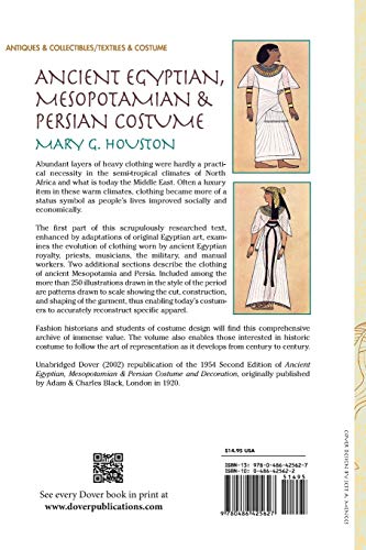 Ancient Egyptian, Mesopotamian and Persian Costume (Dover Fashion and Costumes)