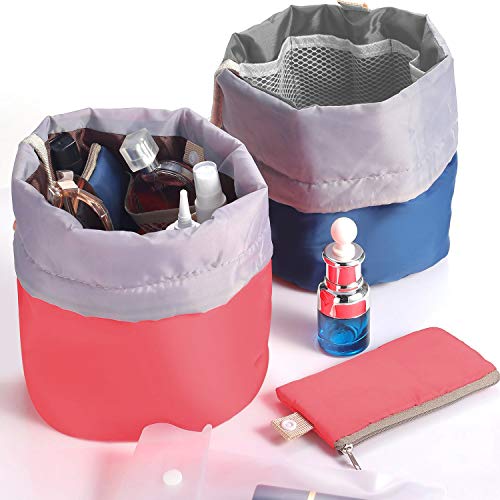 ANDERK 4 Piezas Neceser Viaje Mujer Bolsa Aseo Neceser Niña, Bolsas de Cosméticos, Neceser Maquillaje Mujer