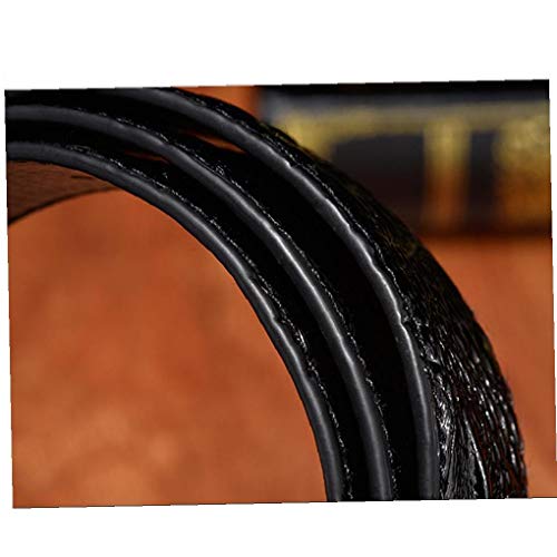 Angoter El Hombre De La Correa Cinturones Famosos Hombres del Cuero Genuino De La Correa De Cintura De La Boda León Cocodrilo 120cm