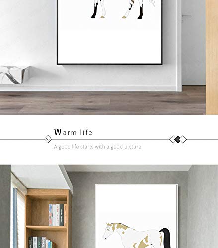 Animal Horse Modern Canvas Wall Art Decoración para el hogar Gift Art 50x70cmSin Marco