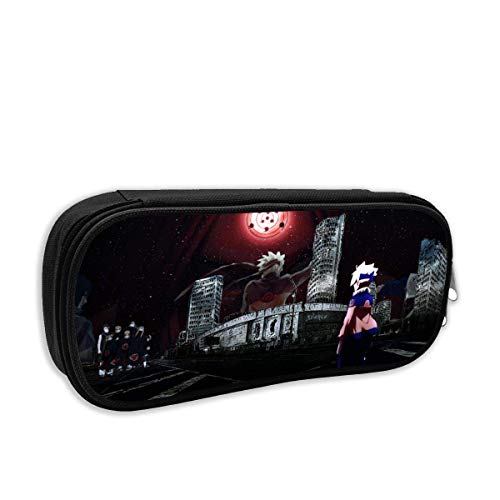 Anime Na-ru-tos Estuche para lápices StationeryPouch Bolsa Multifunción Portátil Oficina de gran capacidadBolsa de cosméticos Organizer-Coin Pouch