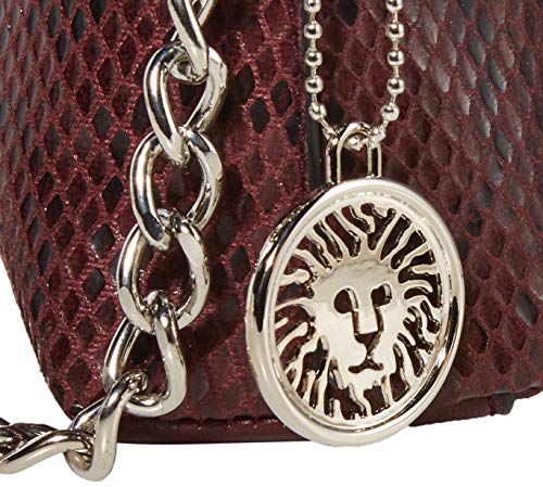 Anne Klein Mini Dome bandolera, Morado (Sangre de toro), Talla única