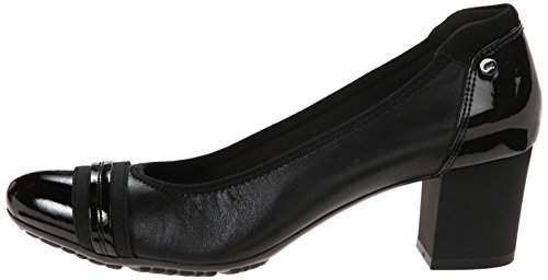 Anne Klein – zapato de tacón bajo, zapato de cuero para mujer