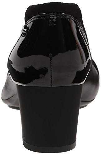 Anne Klein – zapato de tacón bajo, zapato de cuero para mujer