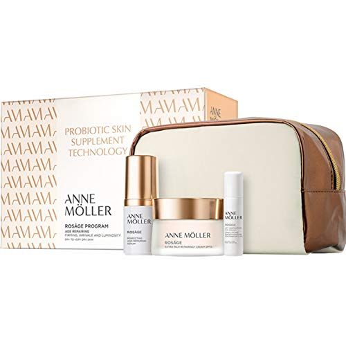 ANNE MOLLER ROSAGE CREME RICA REPARADORA 50 ML + 2 PIEZAS + NECESER SET REGALO
