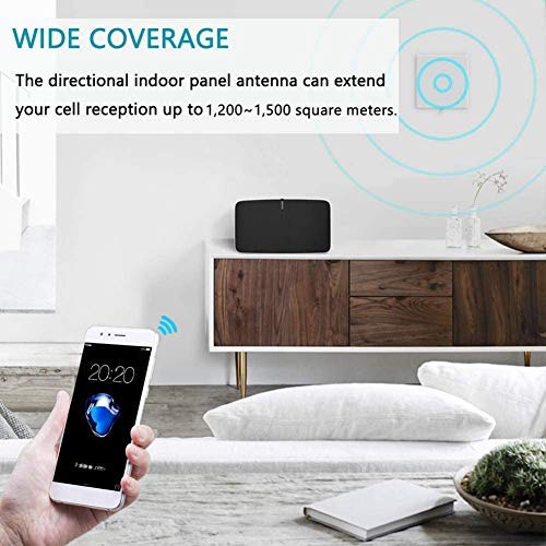 ANNTLENT Amplificador gsm 3G 4G Tri-Banda Repetidor gsm 800/900/2100MHz Amplificador Señal Movil para el Hogar/Oficina Compatible con Movistar/Orange/Yoigo/Vodafone