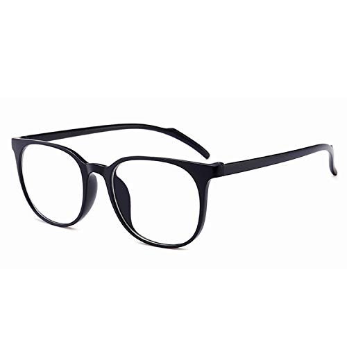 ANRRI Gafas de computadora con bloqueo de luz azul para protección UV Anti fatiga ocular Lente antideslumbrante Marco liviano Gafas Marco negro, hombres/mujeres