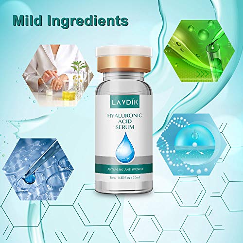 Anself 10ml Suero de ácido hialurónico para la piel Suero antiarrugas para las arrugas de la piel