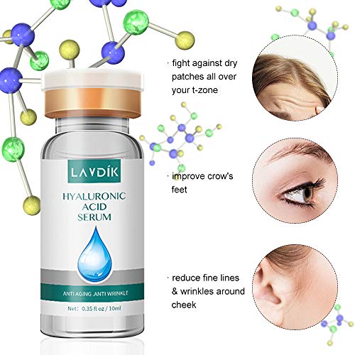 Anself 10ml Suero de ácido hialurónico para la piel Suero antiarrugas para las arrugas de la piel