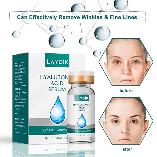 Anself 10ml Suero de ácido hialurónico para la piel Suero antiarrugas para las arrugas de la piel