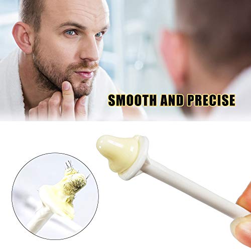 Anself Kit de Cera de Nariz para Hombres y Mujeres, Cera de Depilación con 50 Palos Aplicadores, para Depilación de Nariz, Pelo, Cara, Cejas, Indolora y Segura