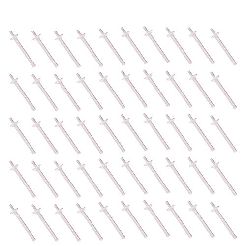 Anself Kit de Cera de Nariz para Hombres y Mujeres, Cera de Depilación con 50 Palos Aplicadores, para Depilación de Nariz, Pelo, Cara, Cejas, Indolora y Segura