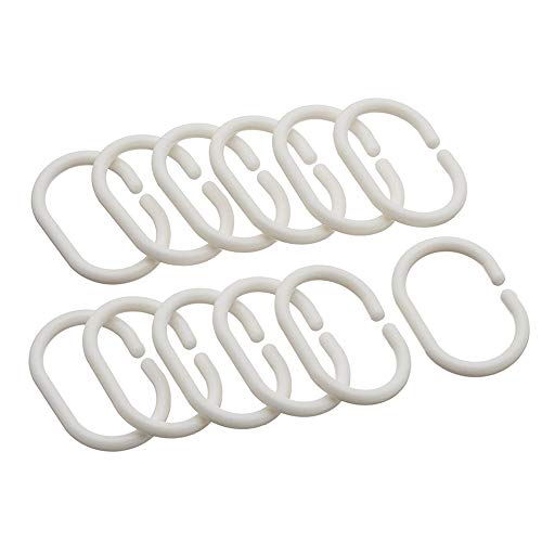 ANSIO Cortinas de Ducha, para baño, bañera, Impermeable, Resistente al Moho, Anti Moho y Impermeables 180 x 180 cm (71 x 71 Pulgada) | 100% Polyester - diseño de Mosaico, Color Rojo