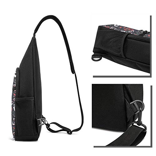 AOOEDM Bolsos de bandolera para adolescentes Mochila cruzada Perfumes Corazones Mochilas de hombro Mochilas multiusos para compras Resistencia a las arrugas Riñoneras de pecho