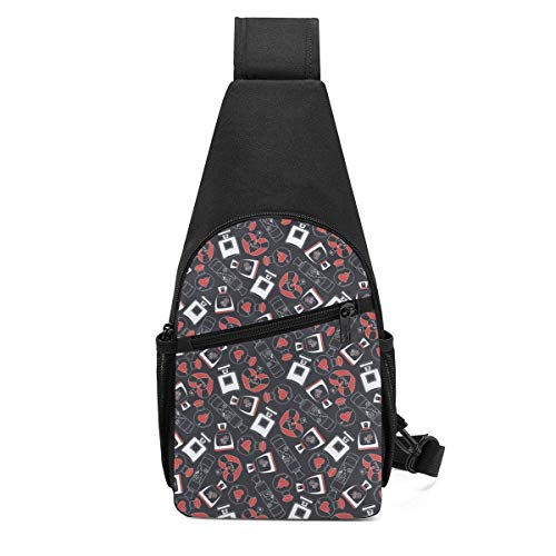 AOOEDM Bolsos de bandolera para adolescentes Mochila cruzada Perfumes Corazones Mochilas de hombro Mochilas multiusos para compras Resistencia a las arrugas Riñoneras de pecho