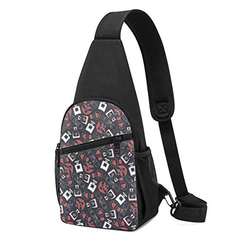 AOOEDM Bolsos de bandolera para adolescentes Mochila cruzada Perfumes Corazones Mochilas de hombro Mochilas multiusos para compras Resistencia a las arrugas Riñoneras de pecho
