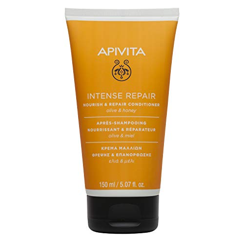 APIVITA Acondicionador Hidratante y Nutriente con Almendra y Miel (Cabello Seco y Deshidratado) 150ml/5.24oz