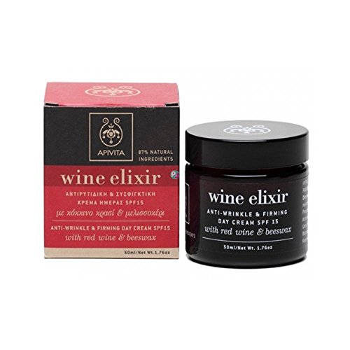 Apivita - Crema antiarrugas & reafirmante con vino tinto & cera de abeja spf 15 wine elixir
