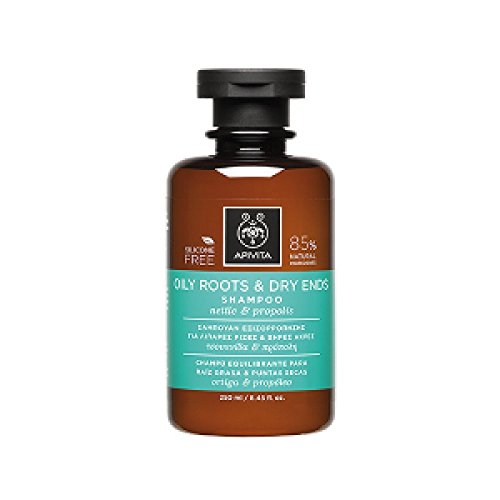 Apivita Oily Roots & Dry Ends Shampoo with Nettle & Propolis 250ml