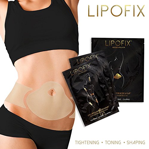Aplicador LipoFix Body Wrap para el cuerpo de la pérdida de la pulgada que afianza el contornear que forma 12 envuelve (4 Abdomen + 4 pares (8 PC)
