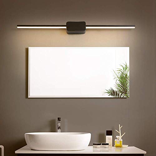 Aplique Pared Baño Luces De Espejo De Baño Led Lámpara Home Deco 110v 220v Espejo De Baño Accesorios De Lámpara De Espejo De Maquillaje Envío Gratis Longitud 400mm De color negro