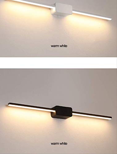 Aplique Pared Baño Luces De Espejo De Baño Led Lámpara Home Deco 110v 220v Espejo De Baño Accesorios De Lámpara De Espejo De Maquillaje Envío Gratis Longitud 400mm De color negro