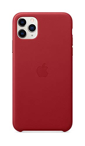 Apple Funda Leather Case (para el iPhone 11 Pro MAX) - (Product) Red