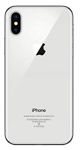 Apple iPhone X 64GB Silver (Renewed)