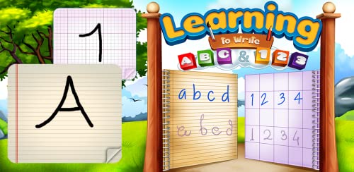 Aprender a escribir ABC y 123 : aprender a escribir el alfabeto y los números ! juego educativo para niños GRATIS