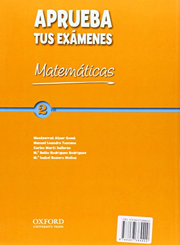 Aprueba tus Exámenes: Matemáticas 2º ESO Pack: Cuaderno Test 14 - 9788467384420
