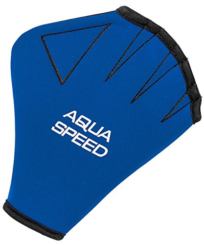 Aqua Speed® Guantes DE Agua | Aqua Fitness | Entrenamiento de natación | Palmeados | Neopreno | Resistente al Cloro | S-XL, Tamaño:XL
