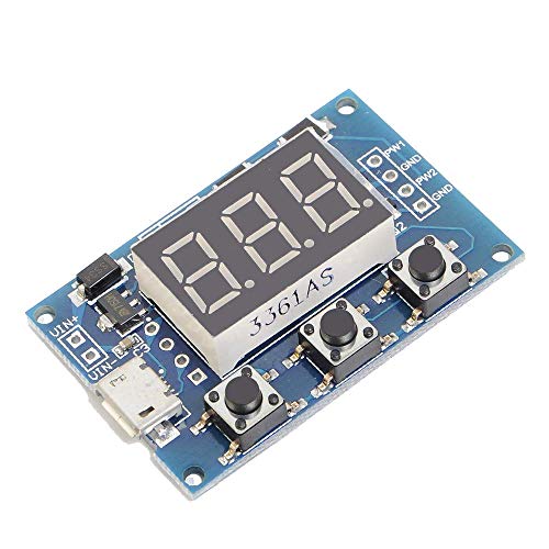ARCELI Digital 2 Channal PWM Generador de señal de Pulso de Onda Cuadrada Ciclo de Trabajo de frecuencia Ajustable 100% 1Hz-150KHz