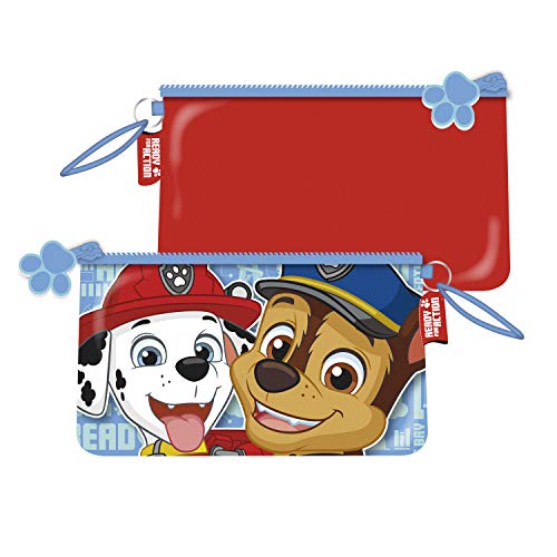 ARDITEX PW12919 Neceser de 24x14cm con Bolsillo de Nickelodeon-Patrulla Canina