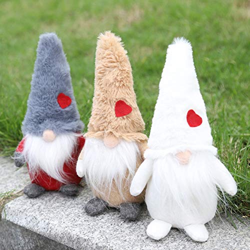 Ardorlove 8 Pulgadas Felpa Gnomo Muñeca Navidad Santa Nisse Adornos Sueco Nórdico Duende Estatuilla Vacaciones Regalo Fiesta Hogar Decoraciones De Escritorio