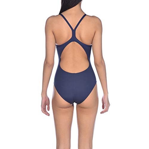 Arena W Light Drop Back One Piece Bañador Deportivo Mujer Spraypaint, Navy, 42