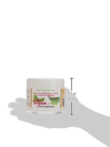 Argan-Aloe 70250 - Crema exfoliante corporal con aloe y argán, 500 ml