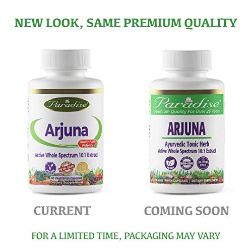 Arjuna 10:1 60 cps La hierba del corazón y de las dolencias cardiovasculares