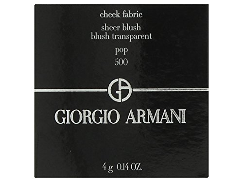 Armani Cheek Fabric Sheer Blush Colorete, Tono 500 Pop - 4 gr