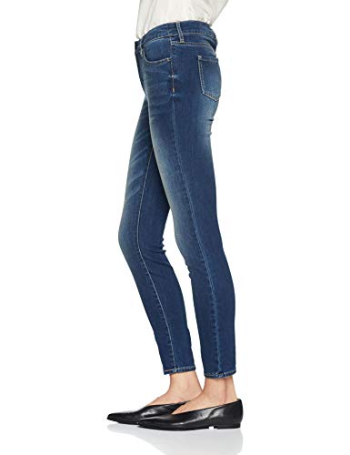 Armani Exchange 9,5 Ounces Stretch Mid Wash Vaqueros Skinny, Azul (Indigo Denim 1500), 38/L30 (Talla del Fabricante: 24) para Mujer