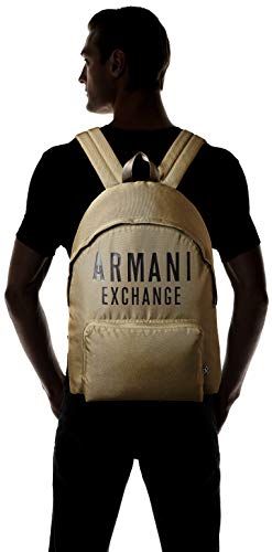 Armani Exchange - Backpack, Mochilas Hombre, Blanco (White), 10x10x10 cm (W x H L)