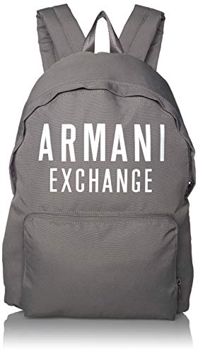 Armani Exchange - Backpack, Mochilas Hombre, Gris (Grey), 10x10x10 cm (W x H L)