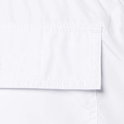 Armani Exchange Everyday Bañador, Blanco (Bianco/Navy - White/Navy Blue 05810), Medium para Hombre