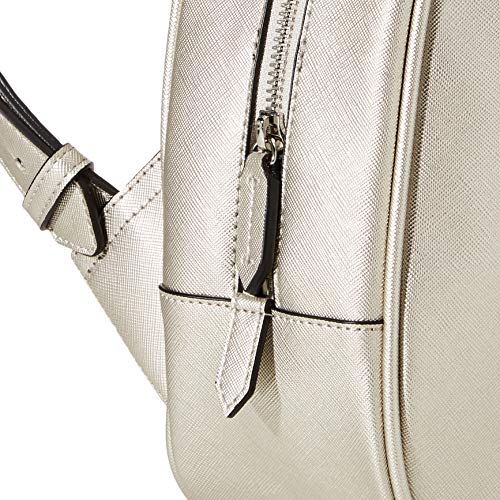 Armani Exchange Icon - Mochila, color Plateado, talla 27x9x24 cm (B x H x T)