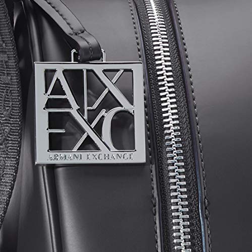 Armani Exchange - Liz Backpack, Mochilas Mujer, Negro (Nero Black), 28x8x26 cm (B x H T)