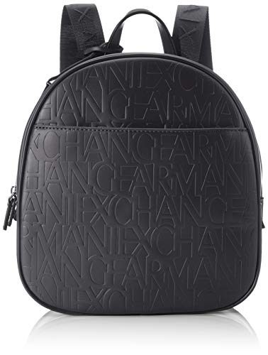 Armani Exchange - Liz Backpack, Mochilas Mujer, Negro (Nero Black), 28x8x26 cm (B x H T)