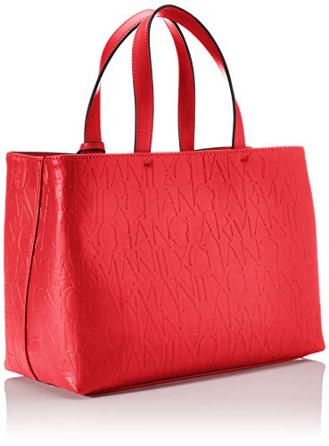 Armani Exchange Liz - Bolso para mujer (24 x 16 x 35 cm), color Rojo, talla 24x16x35 cm (B x H x T)