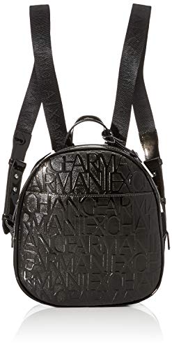 Armani Exchange Liz - Mochila para mujer (8 x 26 x 28 cm), color Negro, talla 8x26x28 cm (B x H x T)